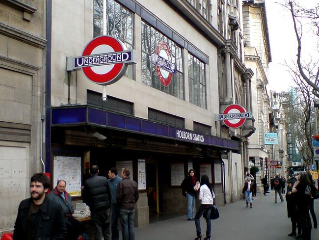 Holborn Station, which is close to the British Museum and Bloomsbury Square in central London, is one of the busiest stations on the Tube network. Picture: Oliver Mallich