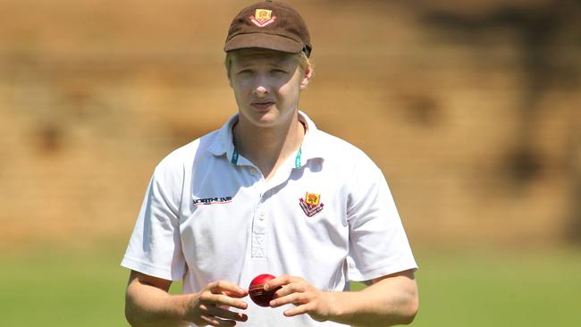 Gold Coast Sun George Horlin-Smith was a handy young cricketer before he was snapped up by Geelong.