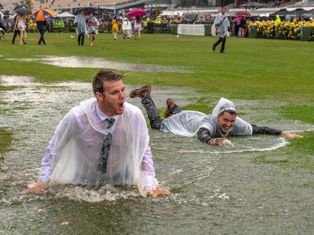 I hope they washed their own shirts when they got home. Picture: Jason Edwards
