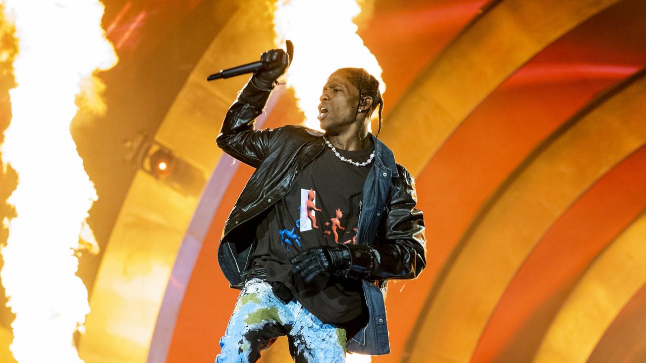 Travis Scott performs at the ill-fated Astroworld festival. Picture: Erika Goldring/WireImage