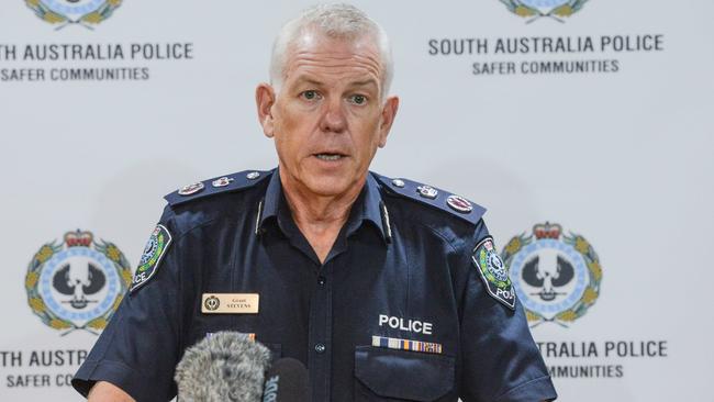Police Commissioner Grant Stevens says people must be prepared if they are going into the outback. Picture: NCA NewsWire / Brenton Edwards