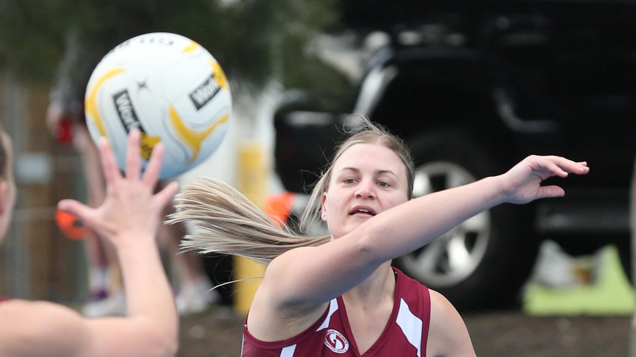 A Grade netball GDFL: Bell Post Hill v East Geelong East geelong goal attack Jenelle Baker Picture: Mark Wilson