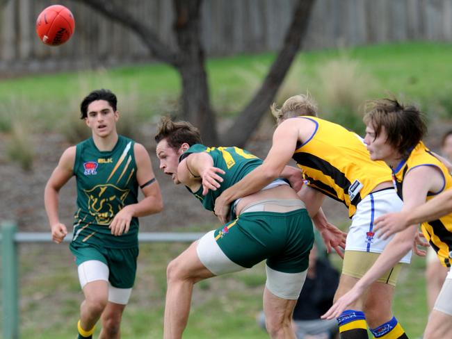 Michael Keem during his time at Mount Waverley. Picture: Andrew Henshaw