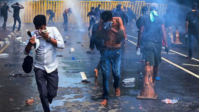 Sri Lanka has been ruined by green politics. Picture: AFP