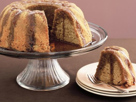 Coffee syrup cake.