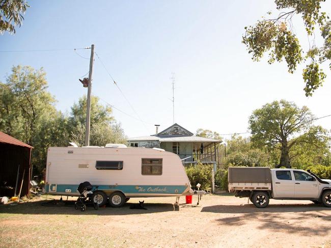 This 22-foot trailer will be the full-time home for Chantel and her family. Picture: Chantel Renae Photography