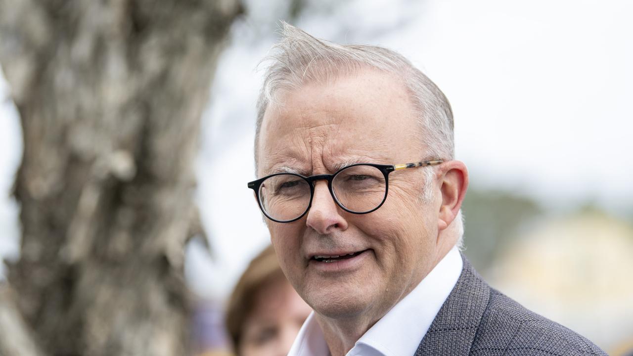 Prime Minister Anthony Albanese says Australia’s aluminium industry is a ‘massive opportunity’. Picture: NewsWire / Simon Bullard.