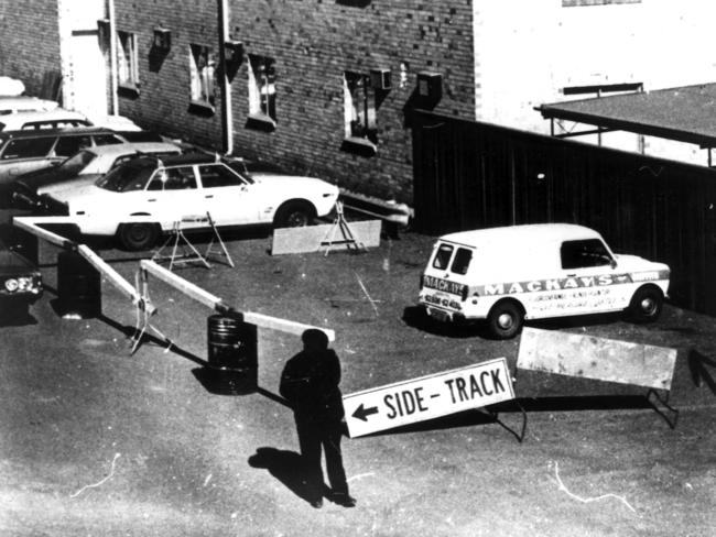 The white mini-van from which Donald Mackay disappeared at Griffith in July 1977.