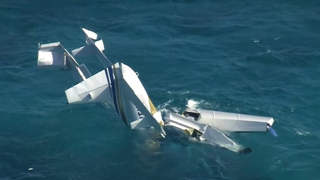 Witnesses saw the plane ‘smash’ into the water. Picture: ABC News