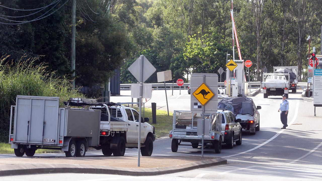 Entrance to the Molendinar Waste and Recycling Centre. Picture by Richard Gosling.