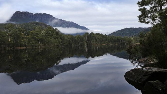 Lake Rosebery and Mount Murchison near Tullah. PICTURE CHRIS KIDD