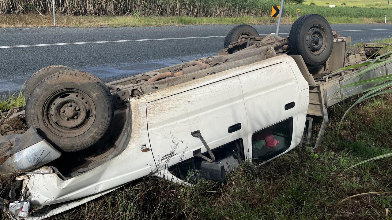 Teen rolls ute, rushed to hospital