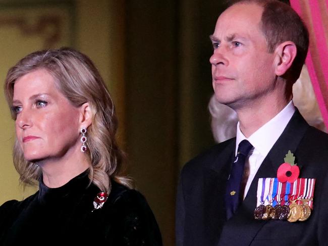 Sophie, Countess of Wessex and her husband Prince Edward, who was supposed to take on the Edinburgh title. Picture: Chris Radburn/POOL/AFP