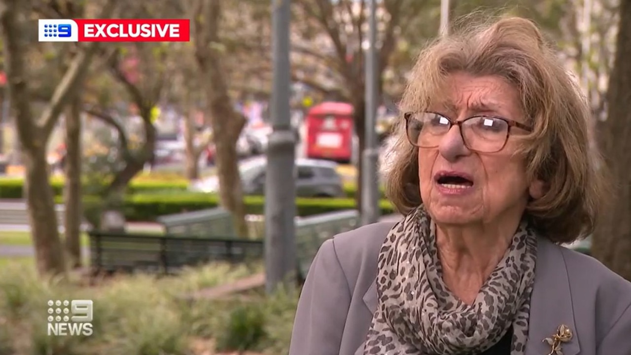 Alma Smith has been fined for honking her car horn. Picture: 9News