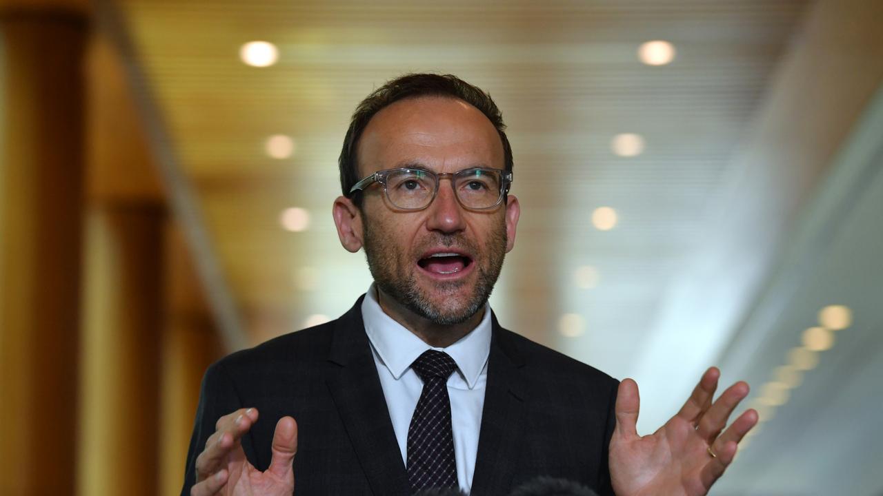 Greens leader Adam Bandt says he will introduce a new billionaires tax to fund a liveable income guarantee. (AAP Image/Mick Tsikas) NO ARCHIVING