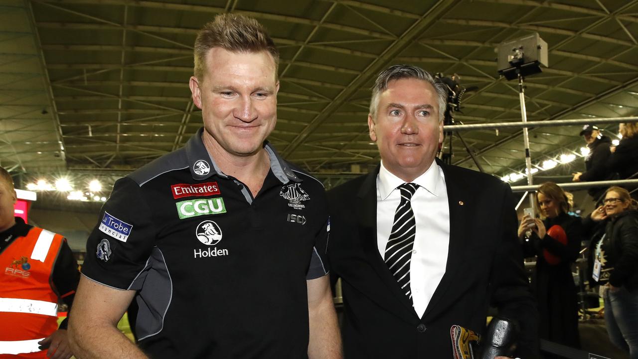 Collingwood president Eddie McGuire has responded to Collingwood’s Covid-19 fine (Photo by Adam Trafford/AFL Media/Getty Images).