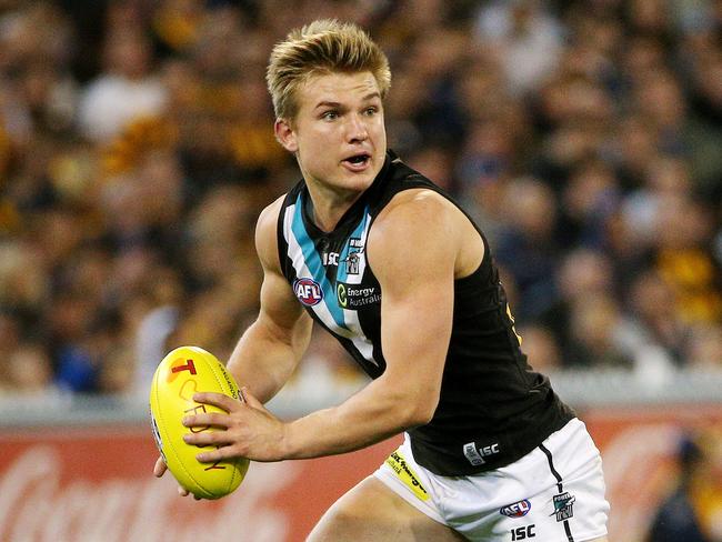 Port Adelaide’s Ollie Wines is well on his way to elite status. Picture: Colleen Petch