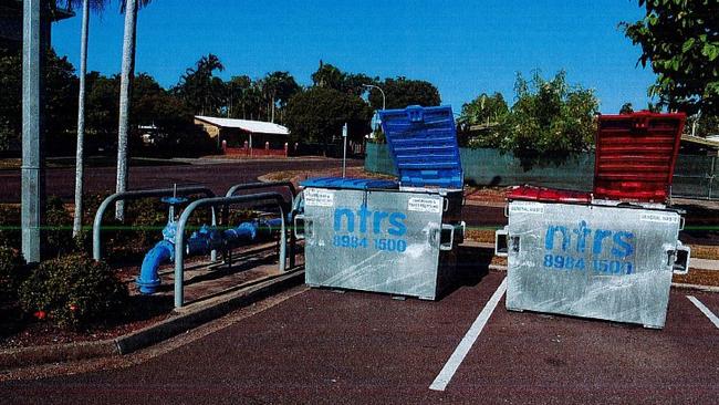 The scene of the alleged murder. Picture: NT Courts