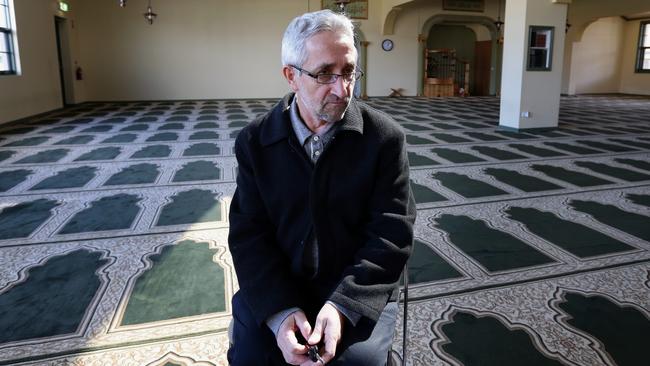 Ibrahim Omerdic pictured at the Bosnian mosque in Noble Park in 2012. Picture: Stuart McEvoy