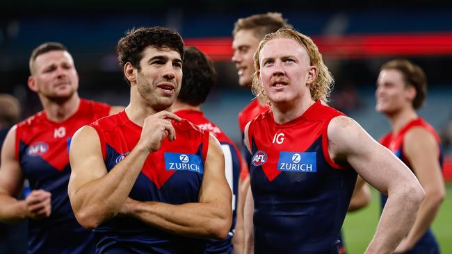 Can Christian Petracca and Clayton Oliver get Melbourne back to winning ways? (Photo by Dylan Burns/AFL Photos via Getty Images)