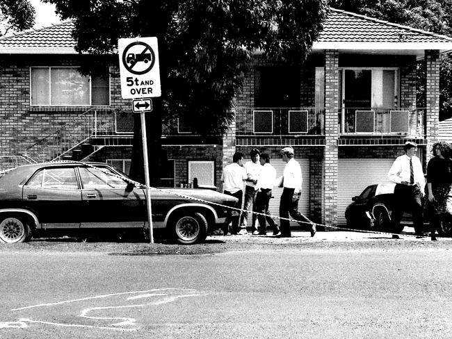 The house located on Barnhill Road where the murder took place.