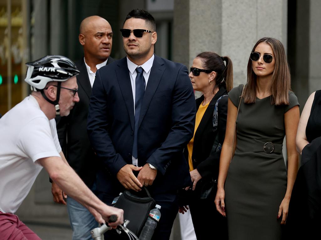 Jarryd Hayne has pleaded not guilty to sexually assaulting a woman on Newcastle’s outskirts in September 2018. Picture: NCA NewsWire/Dylan Coker.