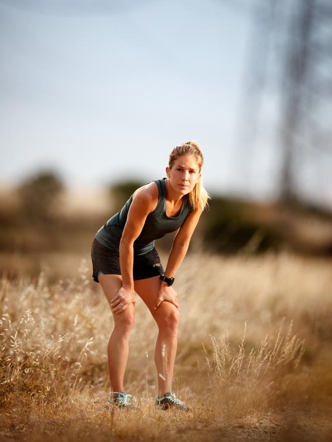 Jess Trengove pictured at Garden Island. Picture: Matt Turner