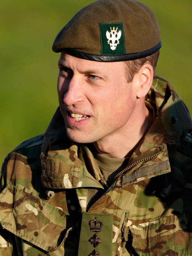 William had hearts “melting” with this look. Picture: AFP