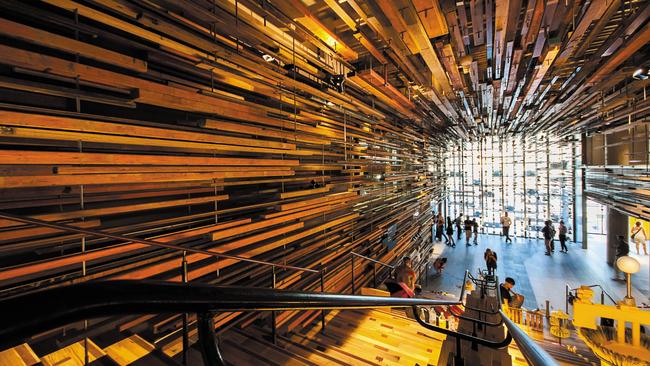 The interior of the Nishi building in New Acton, Canberra Picture: VisitCanberra