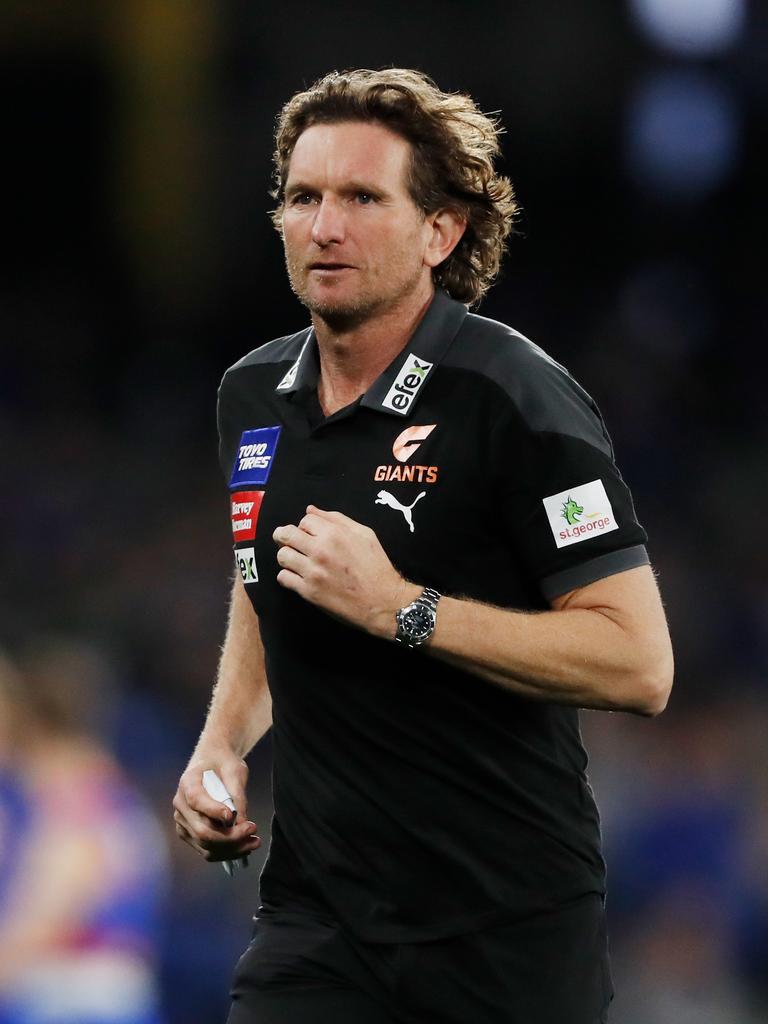 James Hird is moving on from football. Photo by Dylan Burns/AFL Photos via Getty Images.