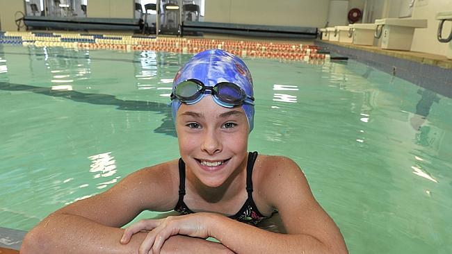 Junior Sports Star Monique Munro (11), from Elderslie, loves swimming despite being diagn