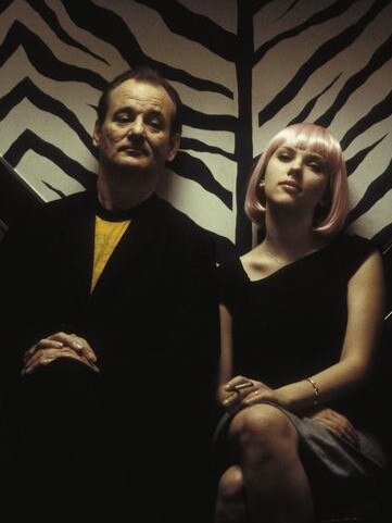 Bill Murray and Scarlett Johansson in Lost in Translation.