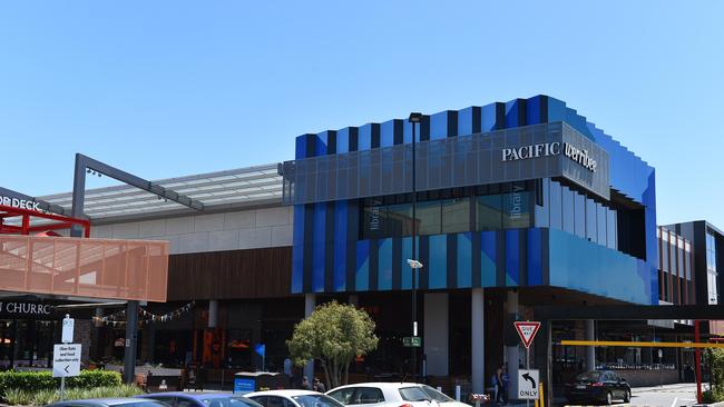 A boy was found with a machete was arrested near Pacific Werribee in Hoppers Crossing on Wednesday afternoon. Picture: Josie Hayden