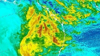 Parts of Queensland's northwest have copped serious rainfall, with the weather system now expected to move towards the southeast.