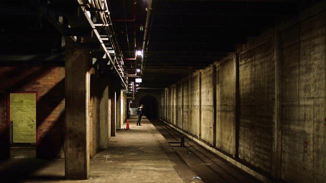 All is quiet at Central train station.