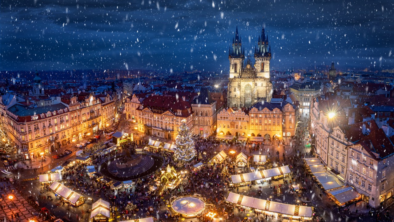 <h2><span>Shop Prague&rsquo;s Christmas market</span></h2><p><span>Straddling the line between kitsch and cool, the capital of the Czech Republic does a fine line in Christmas markets. Iced biscuits the size of your head, warming gluhwein and myriad stalls nestled beneath the medieval Astronomical Clock. Throw in a gleaming Christmas tree and side street temptations like the Green Devil&rsquo;s absinthe bar and you will no longer feel the cold.&nbsp;</span></p><p class="button-common"><a title="https://travel.escape.com.au/activities/christmas-magic-of-prague-with-personal-prague-guide-1859549" href="https://travel.escape.com.au/activities/christmas-magic-of-prague-with-personal-prague-guide-1859549" target="_blank" data-cta="https://travel.escape.com.au/activities/christmas-magic-of-prague-with-personal-prague-guide-1859549" data-editable="true">Book here</a></p><p>&nbsp;</p><p>&nbsp;</p><p>&nbsp;</p>