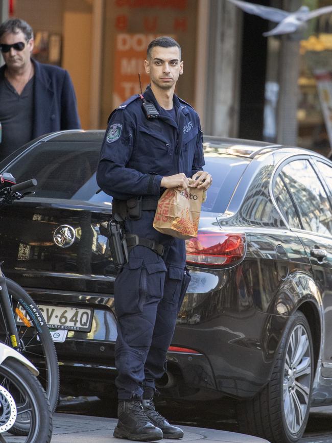 But now celebrity chaser Beau Lamarre is a NSW Police constable. Picture: Sam Ruttyn