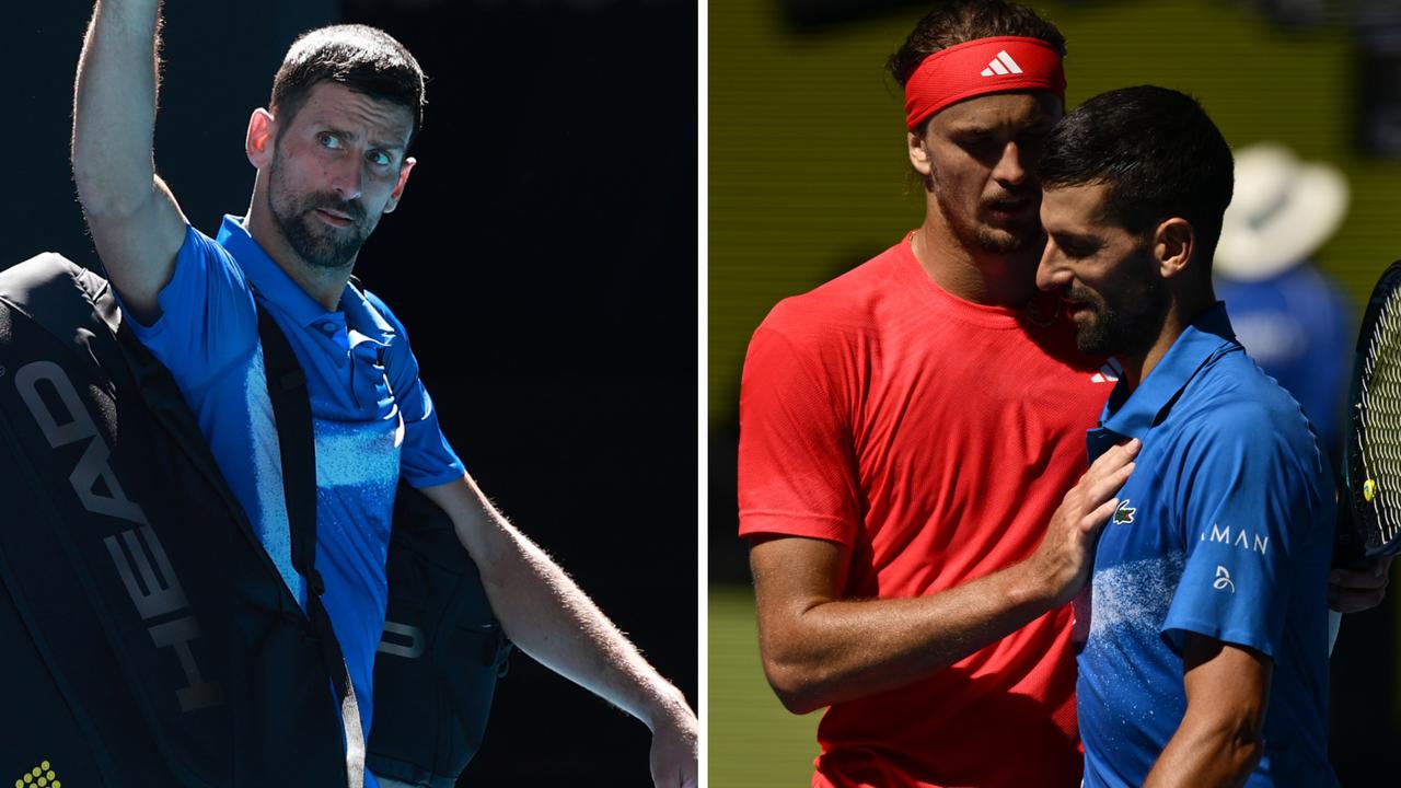 NOVAK QUITS: Aus Open left stunned as Djokovic abruptly pulls pin on semi-final