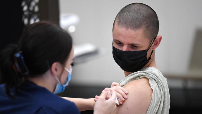 Sunshine Coast residents can get vaccinated at their local school this weekend. Picture: NCA NewsWire / Dan Peled