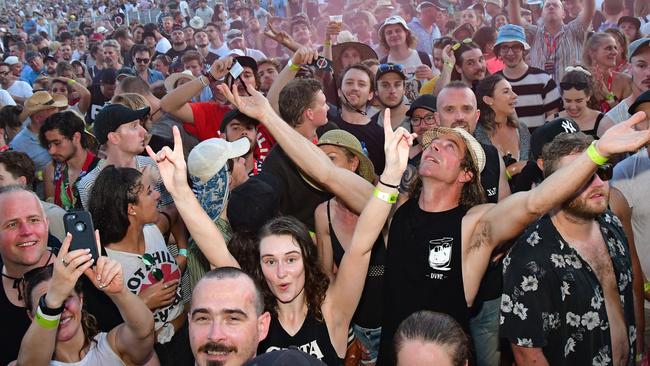 New study reveals it is age – and nostalgia – which is the biggest driver of musical taste. File picture from a Red Hot Chili Peppers concert. Picture: Stephen Harman