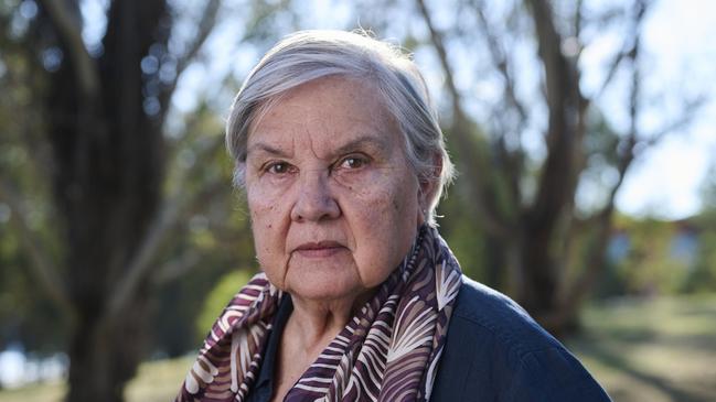 Pat Anderson, in Canberra on Tuesday, says the First Nations leaders meeting will set the tone for this election campaign. Picture: Rohan Thomson