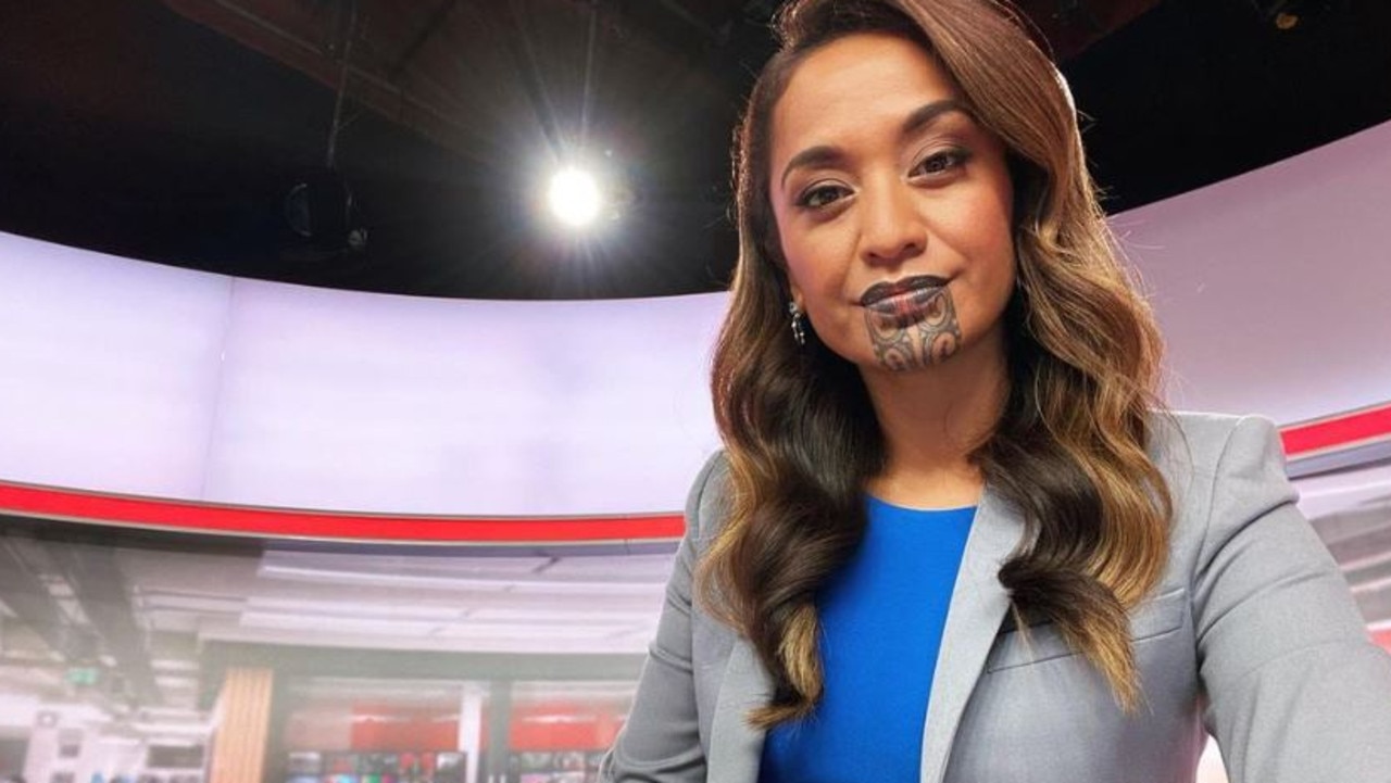 Oriini Kaipara, a New Zealand newsreader. Picture: Instagram