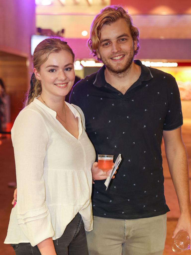 Sammy Smith and Christian Luke at the Queensland Symphony Orchestra’s first Maestro Concert of 2021, Arabian Nights - Music of Love and Intrigue, at QPAC’s Concert Hall. Picture: Peter Wallis