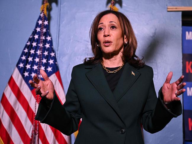 Democratic presidential nominee Vice President Kamala Harris has shared her experience working at McDonald’s when she was younger. Picture: Saul Loeb / AFP