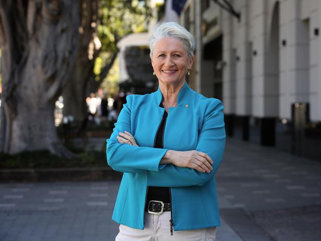 21/09/2018.  Independent candidate for Wentworth, Dr Kerryn Phelps arrives unannounced in Double Bay to speak with locals and press. Jane Dempster/The Australian.