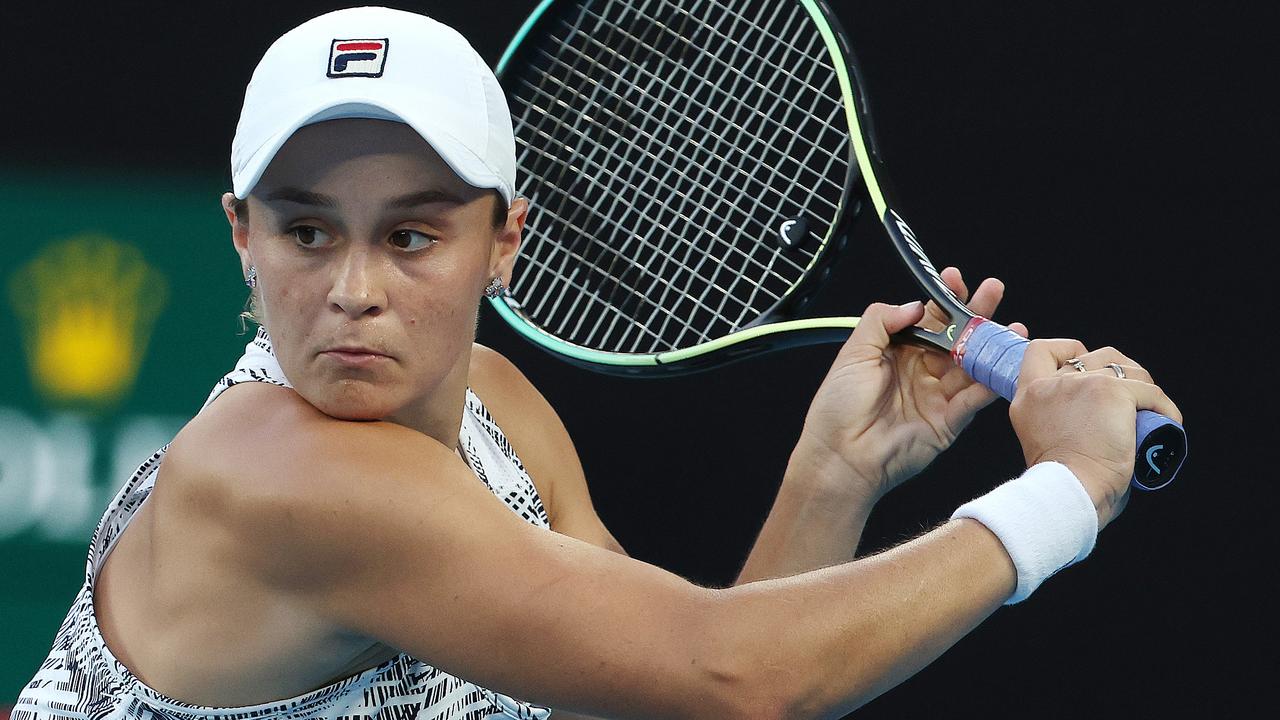 Barty likes to make her opponents uncomfortable and it works. Picture: Michael Klein