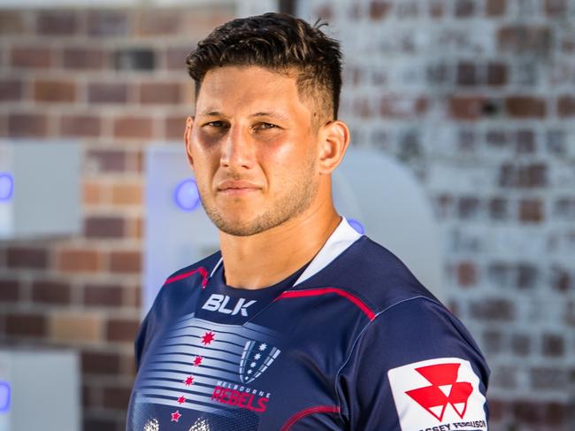 2018 Vodafone Super Rugby launch at Brisbane Powerhouse. Melbourne Rebels captain Adam Coleman. Photo: RUGBY.com.au/Stuart Walmsley