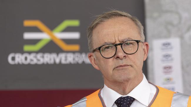 Prime Minister Anthony Albanese speaks to the media at a press conference in Brisbane this week. Picture: NCA NewsWire / Sarah Marshall