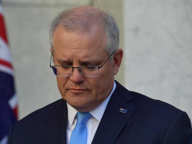 Prime Minister Scott Morrison explained this morning that the University of Queensland vaccine was more difficult to manufacture than The AstraZeneca vaccine. Picture: Getty Images