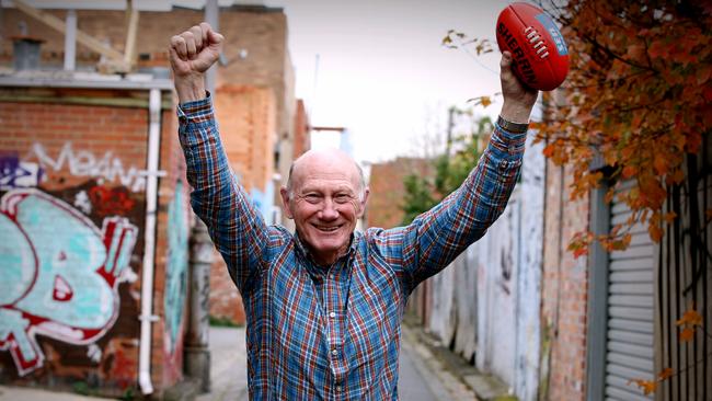 Kevin Bartlett isn’t happy with the AFL’s call on Richmond’s clash guernsey. Picture: Wayne Ludbey